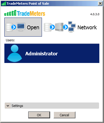 TradeMeters POS Software Start Server
